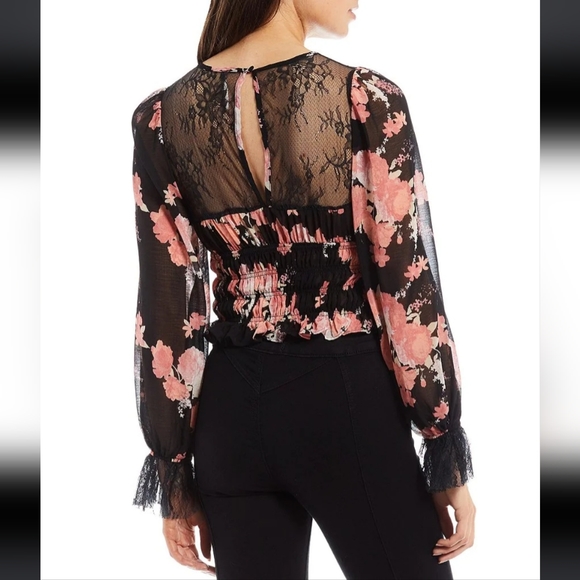 Free People Daphne Floral Print Blouse - Picture 3 of 7